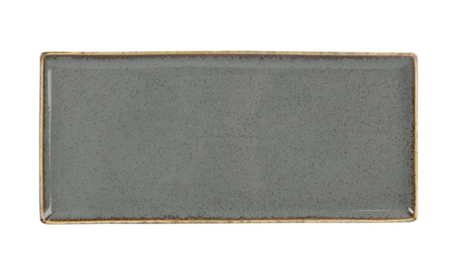 Porland Seasons Dark Gray Блюдо прямокутне 350х160 мм