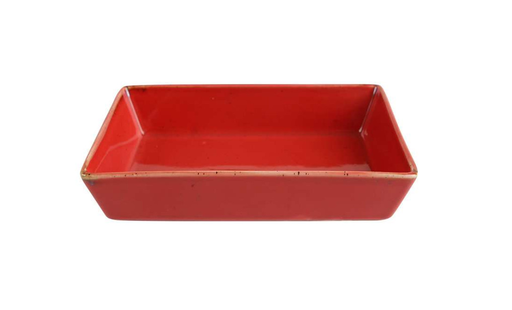 Porland Seasons Red Салатник прямокутний 130 мм