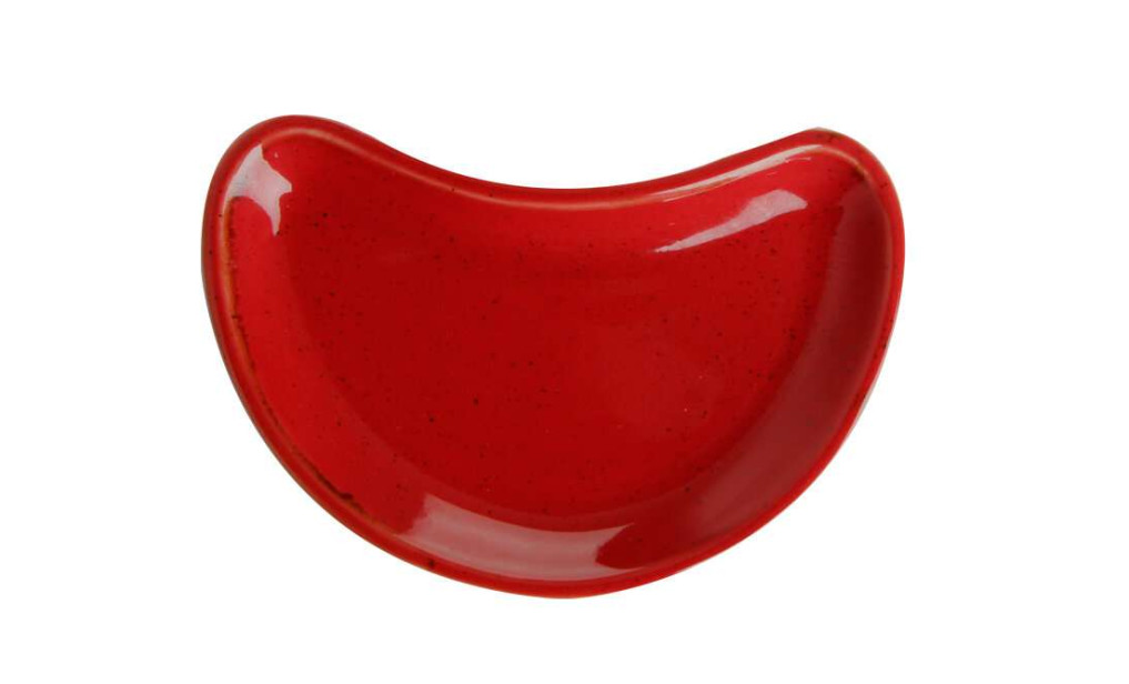 Seasons Red Блюдо полумесяц 110 мм 