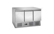 Стол холодильный 3-х дверный Atelier А-S903 SS TOP, с нижним агрегатом без борта