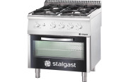Плита газова 4 конфоркова з духовкою Stalgast 