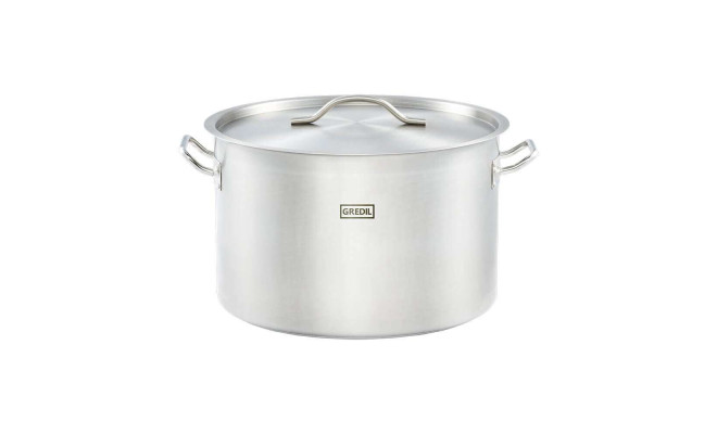 Каструля середня з кришкою Gredil 22,4 л (012365)