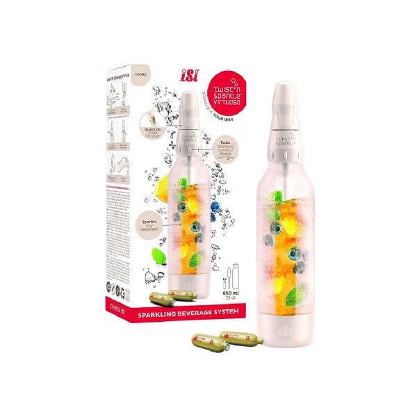 Набор для коктейлей iSi Twist'n Sparkle Virtuoso Ivory