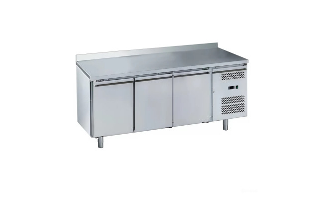 Стол морозильный 3-х дверный Atelier А-GN3200BT, с бортом