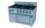 Плита газова 6-и комфорочна з духовкою Kogast PS-T67/1-0