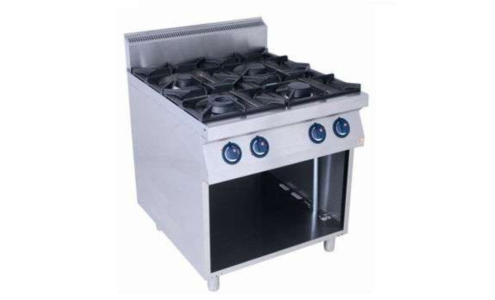 Плита газовая 4-х конфорочная на открытой базе Kogast PS-T47/P