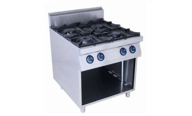 Плита газовая 4-х конфорочная на открытой базе Kogast PS-T47/P
