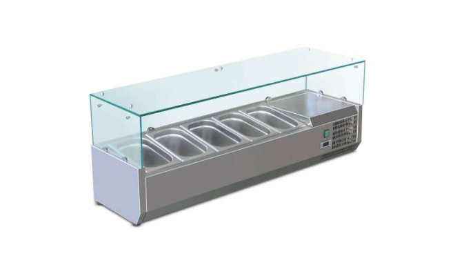 Вітрина холодильна Cooleq VRX 1200/330 (5xGN 1/4)