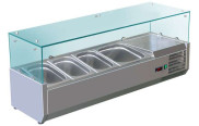 Витрина холодильная Cooleq VRX 1200/380 (3хGN 1/3 + 1xGN 1/2)
