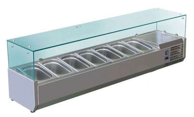 Вітрина холодильна Cooleq VRX 1500/330 (7xGN 1/4)