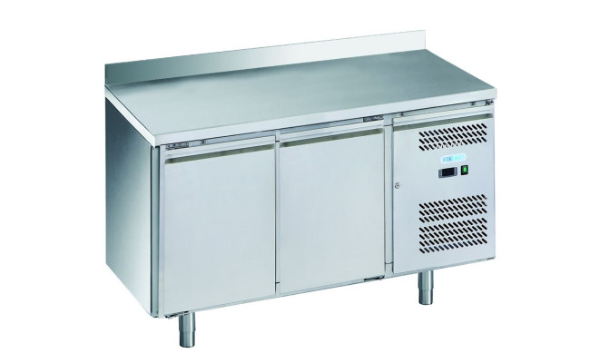 Стіл холодильний 2-х дверний з бортом Forcold G-GN2200TN-FC