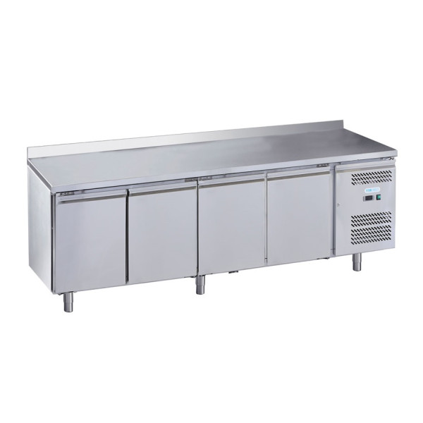 Стол холодильный 4-х дверный с бортом Forcold G-GN4200TN-FC