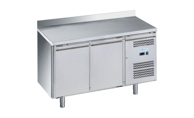 Стол морозильный 2-х дверный с бортом Forcold G-GN2200BT-FC