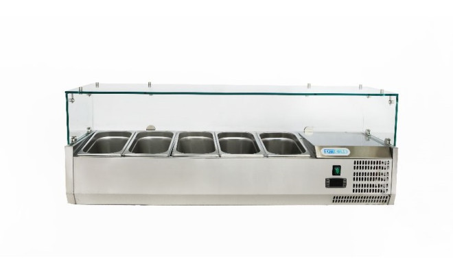 Витрина холодильная Forcold G-VRX1200-330 (5хGN 1/4)