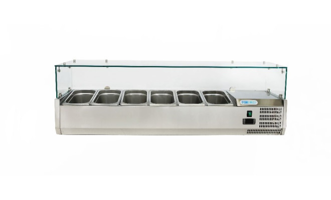 Витрина холодильная Forcold G-VRX1400-330 (6хGN 1/4)