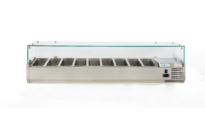 Витрина холодильная Forcold G-VRX1800-330 (9хGN 1/4)