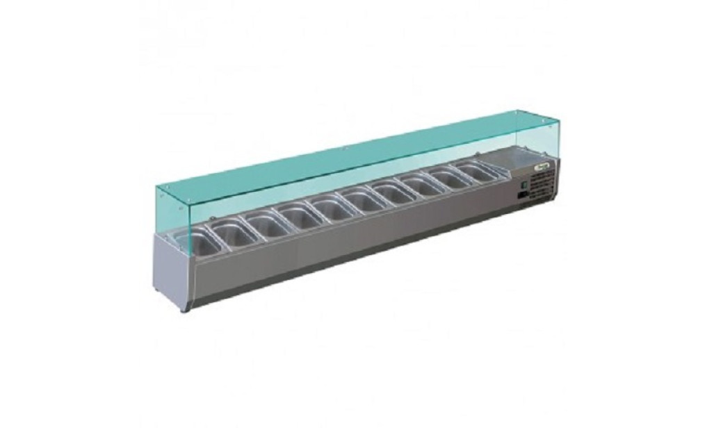 Вітрина холодильна Forcold G-VRX2000-330 (10хGN 1/4)