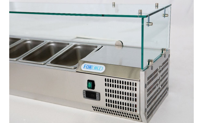 Витрина холодильная Forcold G-VRX2000-330 (10хGN 1/4)