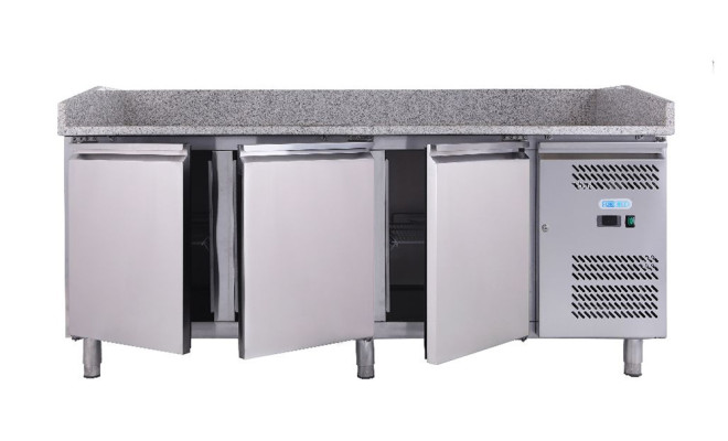 Стіл для піци 3-х дверний з гранітною поверхнею Forcold G-PZ3600TN-FC
