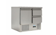 Стіл холодильний 1 двері + 2 ящика без борта Forcold G-S9012D-FC