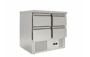 Стіл холодильний 4 висувних ящика без борта Forcold G-S9014D-FC