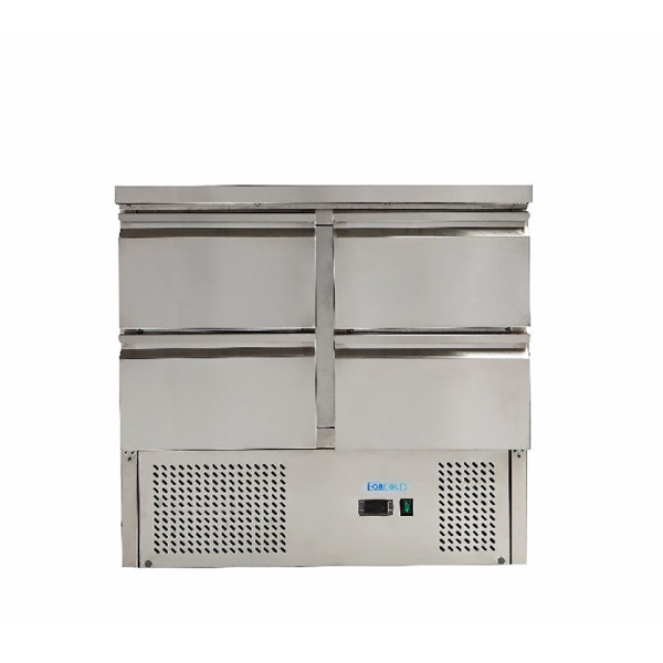 Стол холодильный с 4 ящиками, без борта Forcold G-S9014D-FC
