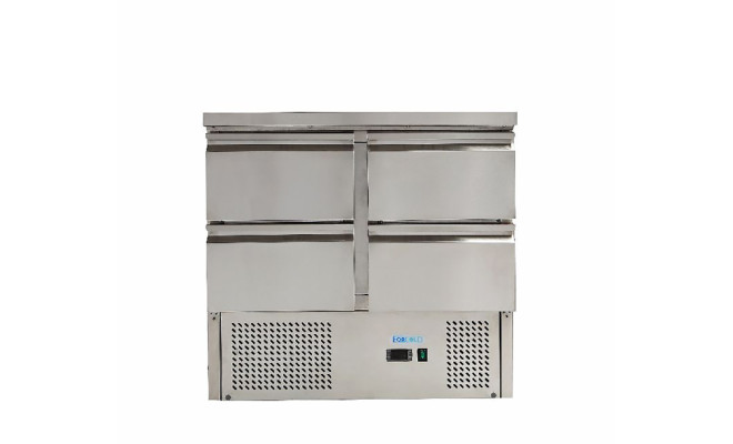 Стол холодильный 4 выдвижных ящика без борта Forcold G-S9014D-FC