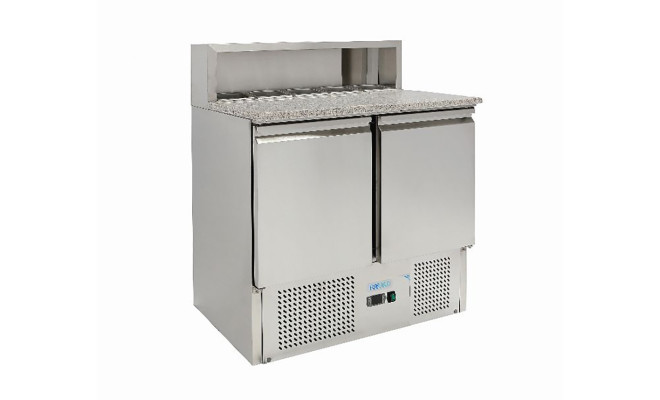 Стол для пиццы 2-х дверный с гранитной поверхностью Forcold G-PS900-FC
