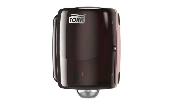 Диспенсер Tork Макси с центральной вытяжкой, 302х328х447 мм, красный W2