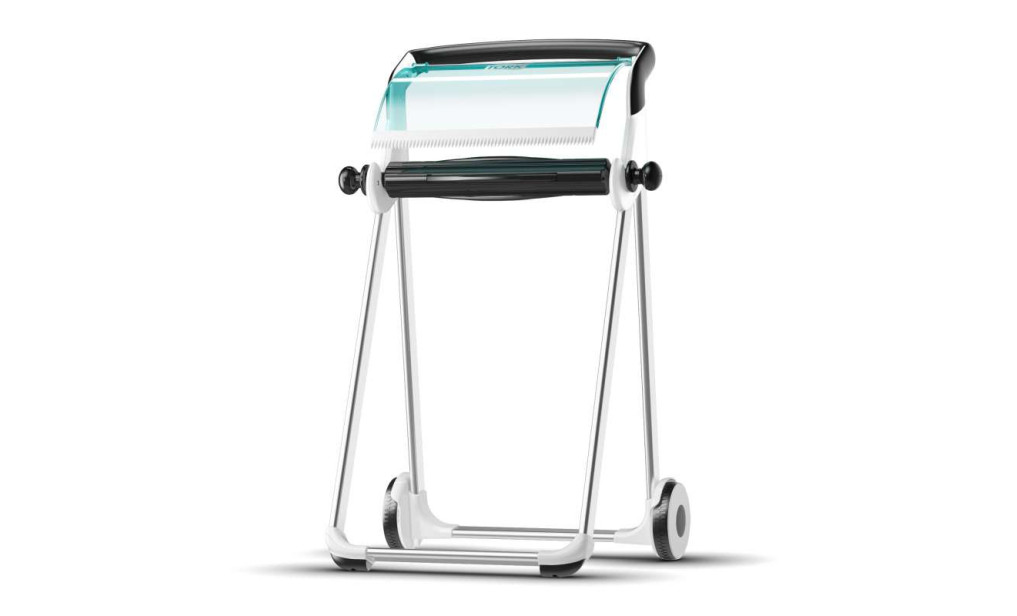 Диспенсер підлоговий Tork, 530х646х1006 мм, білий/бірюза W1