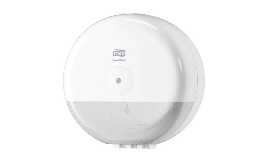 Диспенсер Tork SmartOne для туалетного паперу в міні-рулонах, 156х219х219 мм, білий T9