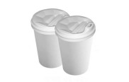 Стакан одношаровий 350 мл, 50 шт/уп (кришка 90 мм)