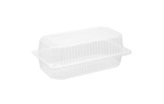Контейнер пластиковый PET c крышкой 1600 мл, 35 L HF, 400 шт/уп. 227х127х75 мм