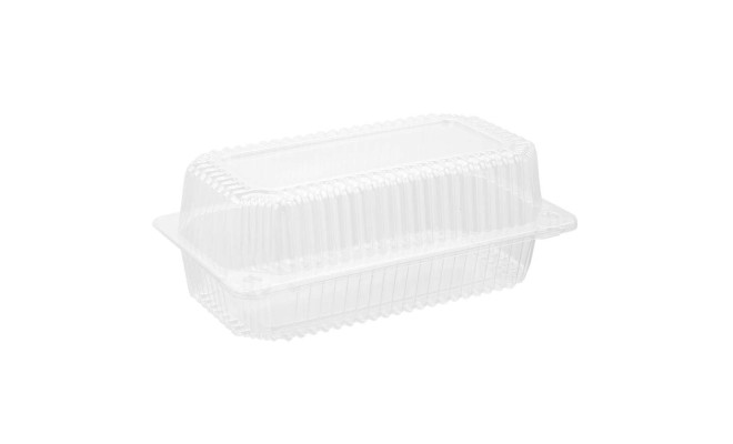 Контейнер пластиковый PET c крышкой 1600 мл, 35 L HF, 400 шт/уп. 227х127х75 мм