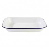 Блюдо эмалированное прямоугольное "Enamelware", 280x230 мм, h-45 мм, 1,9 л