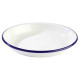 Тарілка емальована глибока "Enamelware", d-220 мм, h-35 мм, 600 мл
