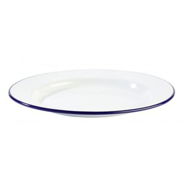Тарілка емальована кругла "Enamelware", d-200 мм, h-20 мм