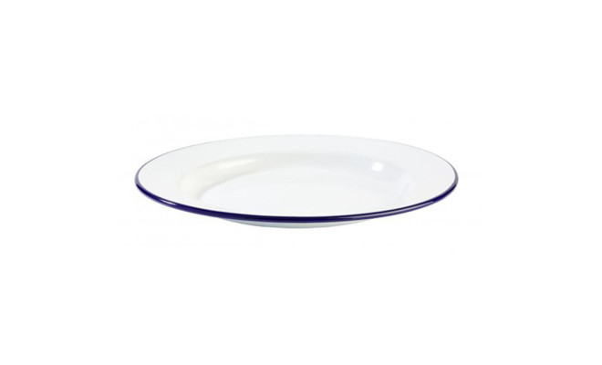 Тарелка эмалированная круглая "Enamelware", d-200 мм, h-20 мм