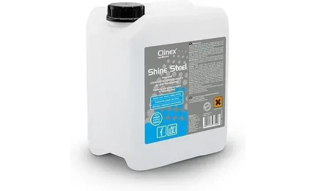 Засіб для очищення та полірування нерж. сталі Clinex Shine Steel 77-500, 5 л