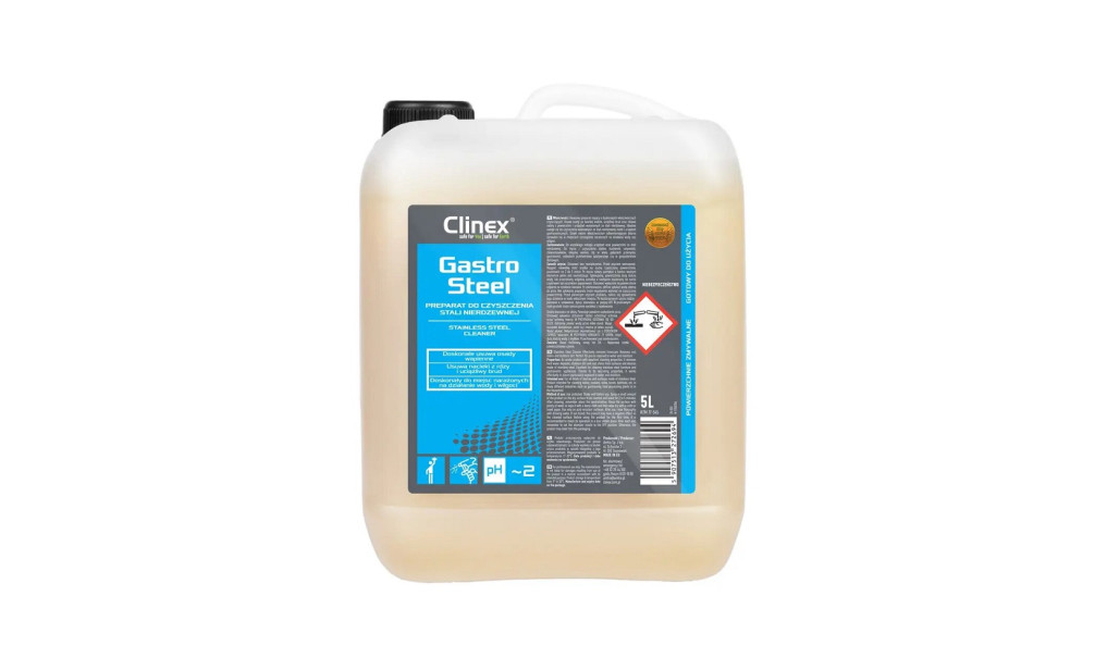 Средство для очистки нерж. стали Clinex Gastro Steel 77-545, 5 л