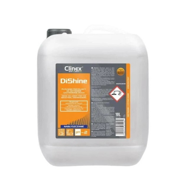 Засіб ополіскувальний для посудомийних машин Clinex DiShine 77-059, 10 л