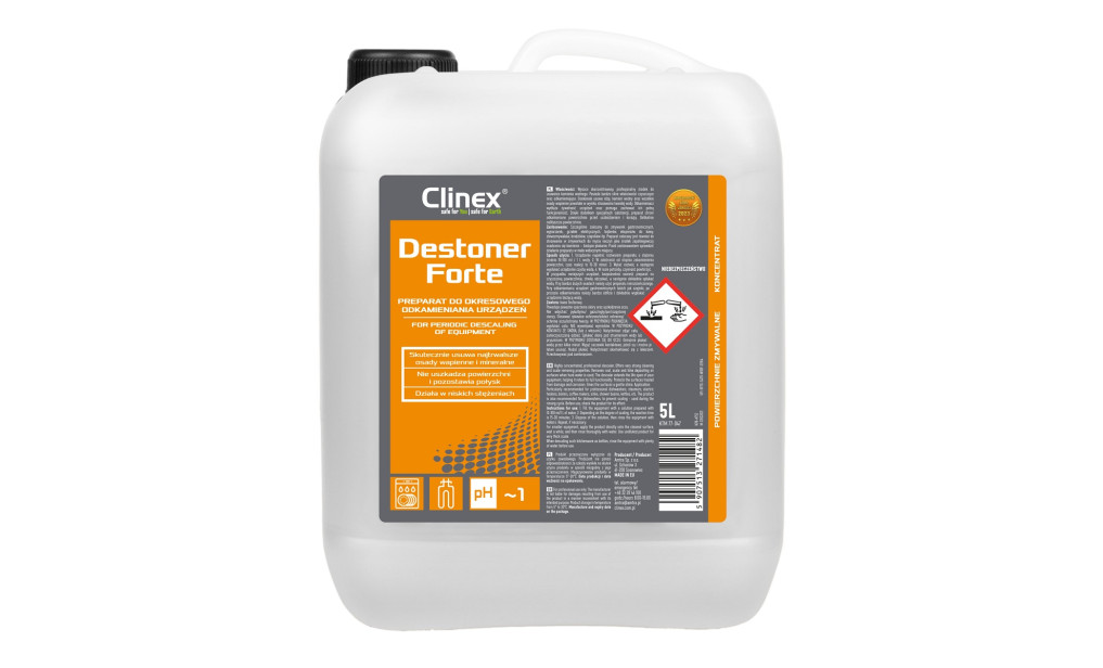 Средство для удаления накипи Clinex Destoner Forte 77-047, 5 л