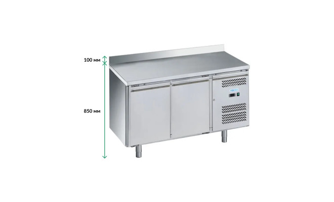 Стіл морозильний 2-х дверний з бортом Forcold G-GN2200BT-FC