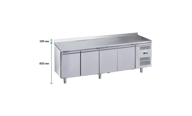 Стіл морозильний 4-х дверний з бортом Forcold G-GN4200BT-FC
