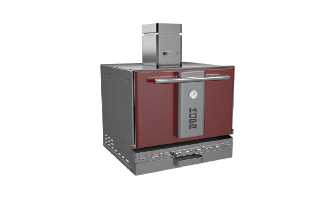Печь угольная Kopa Basic 401, Red&Silver