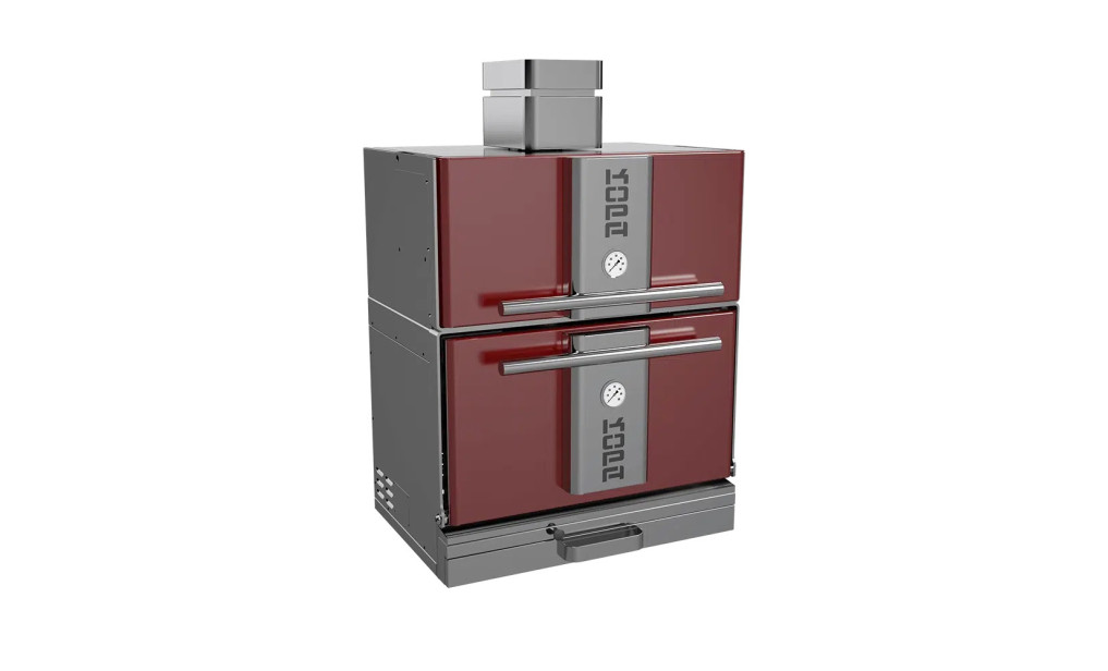 Печь угольная Kopa 301 С, Red&Silver с тепловым шкафом