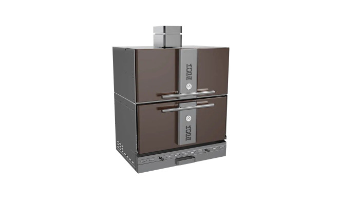 Печь угольная Kopa 501 C, Brown&Silver с тепловым шкафом