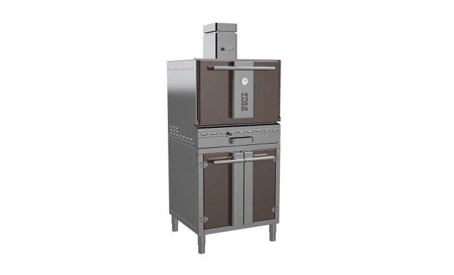 Печь угольная Kopa 401 S, Brown&Silver на подставке