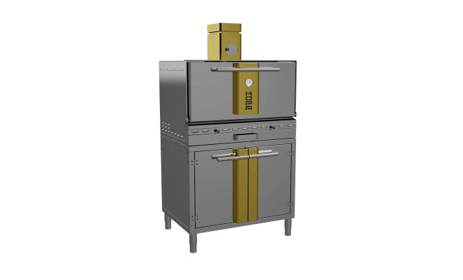Печь угольная Kopa 501 S, Shiny&Gold на подставке