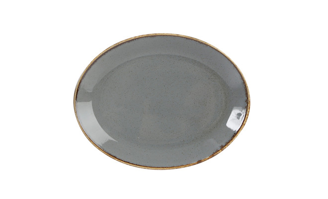 Porland Seasons Dark Gray Блюдо овальне 180 мм